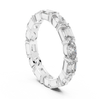 Double Diamond Full Eternity Wedding Band
