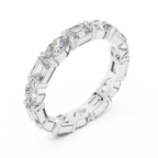 Double Diamond Full Eternity Wedding Band