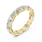 Double Diamond Full Eternity Wedding Band