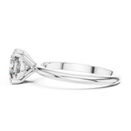 2 Carat Square Cushion Diamond Solitaire Ring