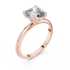 2 Carat Square Cushion Diamond Solitaire Ring