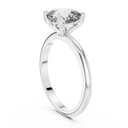 2 Carat Square Cushion Diamond Solitaire Ring