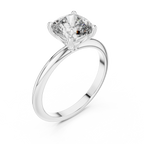 2 Carat Square Cushion Diamond Solitaire Ring