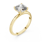 2 Carat Square Cushion Diamond Solitaire Ring