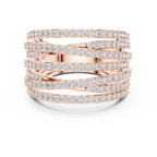 Vintage Style Multiple Shank Diamond Engagement Ring