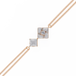 Round Cut Lab Diamond Chain Bracelet