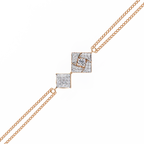 Round Cut Lab Diamond Chain Bracelet