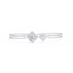 Round Cut Lab Diamond Chain Bracelet