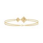 Round Cut Lab Diamond Chain Bracelet