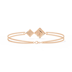 Round Cut Lab Diamond Chain Bracelet