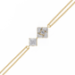 Round Cut Lab Diamond Chain Bracelet
