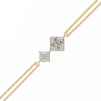 Round Cut Lab Diamond Chain Bracelet