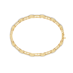 14K White Gold Round Cut Lab Diamond Tennis Bracelet