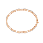 14K White Gold Round Cut Lab Diamond Tennis Bracelet