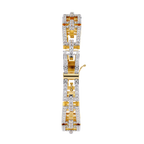 14K White Gold Round Cut Lab Diamond Tennis Bracelet