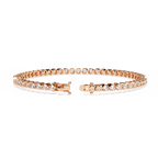 Multiple Round Cut Lab Diamond Tennis Bracelet