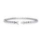 Multiple Round Cut Lab Diamond Tennis Bracelet