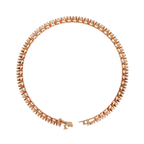 Multiple Round Cut Lab Diamond Tennis Bracelet