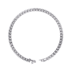 Multiple Round Cut Lab Diamond Tennis Bracelet