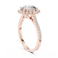 1.50 Carat Round Lab Diamond Floral Engagement Ring