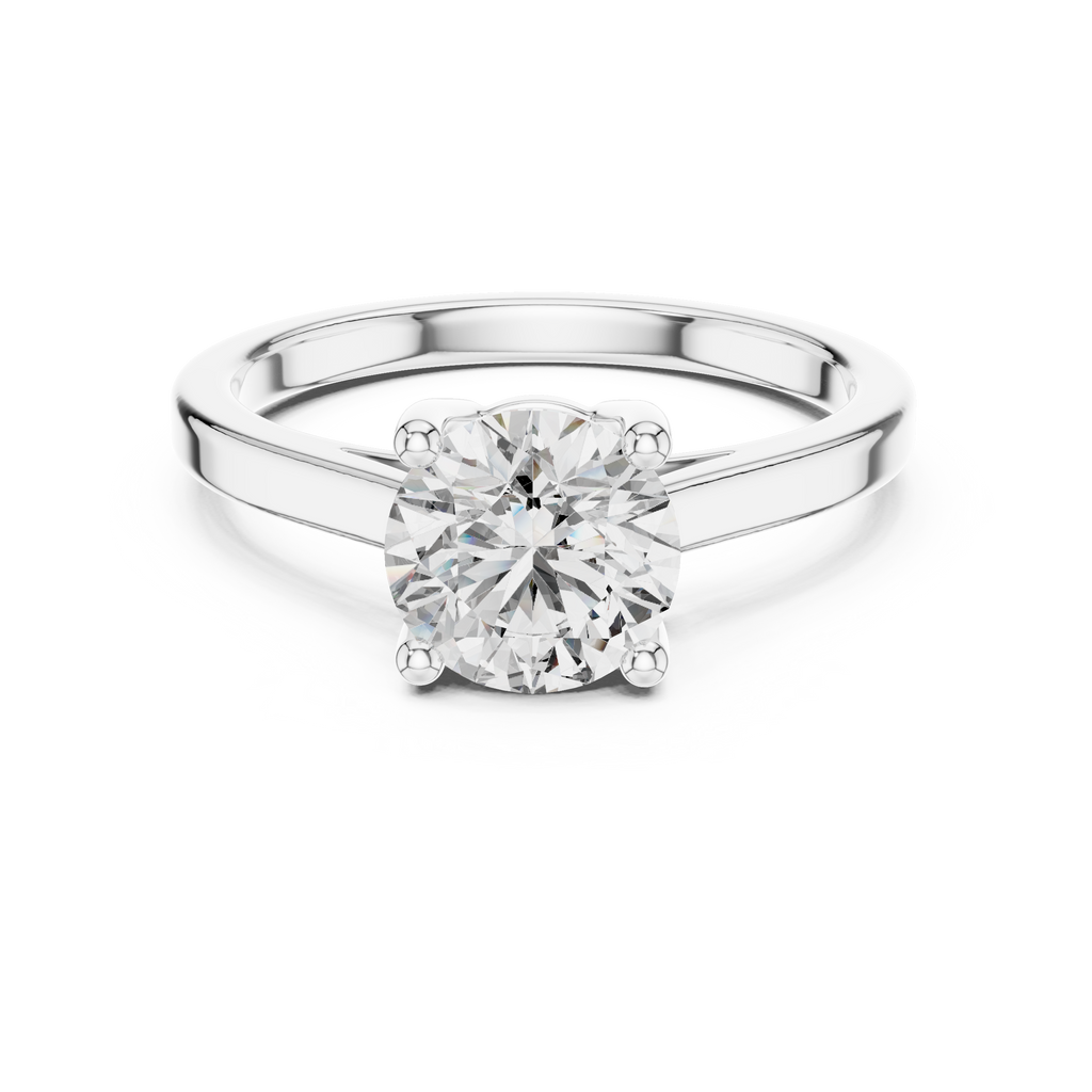 1.50 Carat Round Cut Solitaire Diamond Engagement Ring