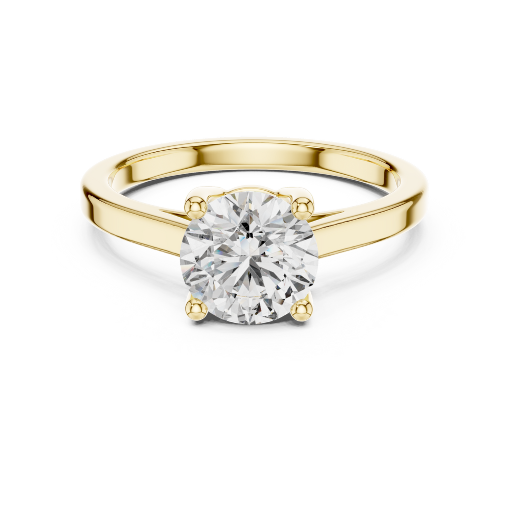 1.50 Carat Round Cut Solitaire Diamond Engagement Ring