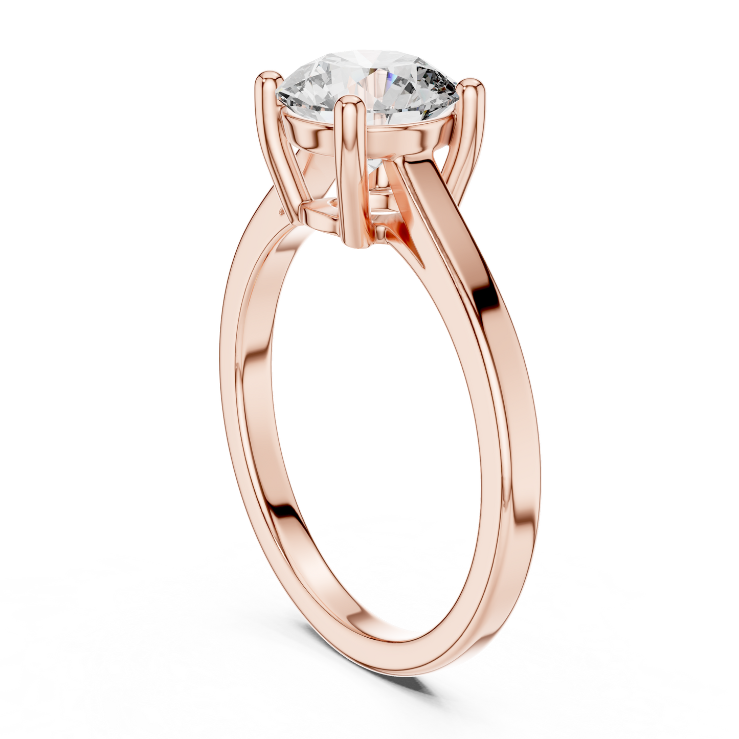 1.50 Carat Round Cut Solitaire Diamond Engagement Ring