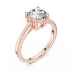 1.50 Carat Round Cut Solitaire Diamond Engagement Ring