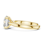 Lab Diamond Round Cut Solitaire Engagement Ring