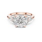 2.50 Carat Round Cut Lab Diamond Engagement Ring