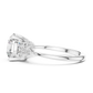 2.50 Carat Round Cut Lab Diamond Engagement Ring