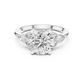 2.50 Carat Round Cut Lab Diamond Engagement Ring
