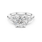 2.50 Carat Round Cut Lab Diamond Engagement Ring