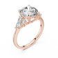 2.50 Carat Round Cut Lab Diamond Engagement Ring