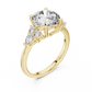 2.50 Carat Round Cut Lab Diamond Engagement Ring