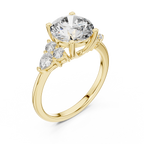 2.50 Carat Round Cut Lab Diamond Engagement Ring