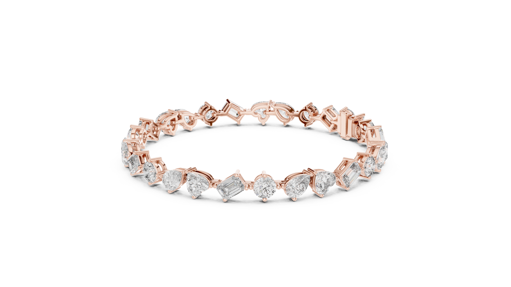 Mix Shape Lab Diamond Fancy Bracelet