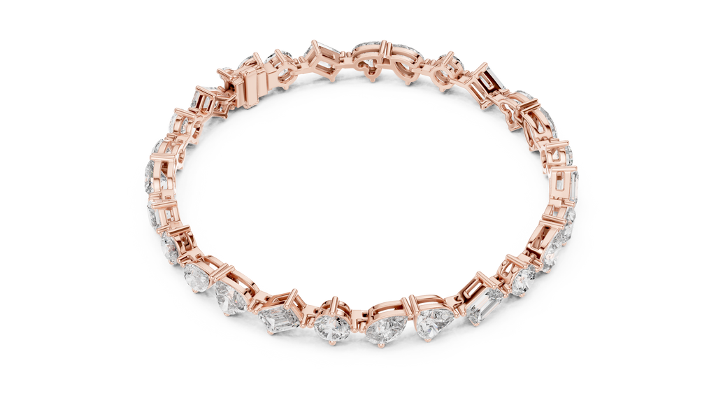 Mix Shape Lab Diamond Fancy Bracelet