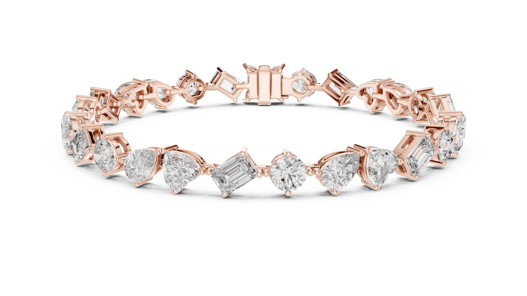 Mix Shape Lab Diamond Fancy Bracelet