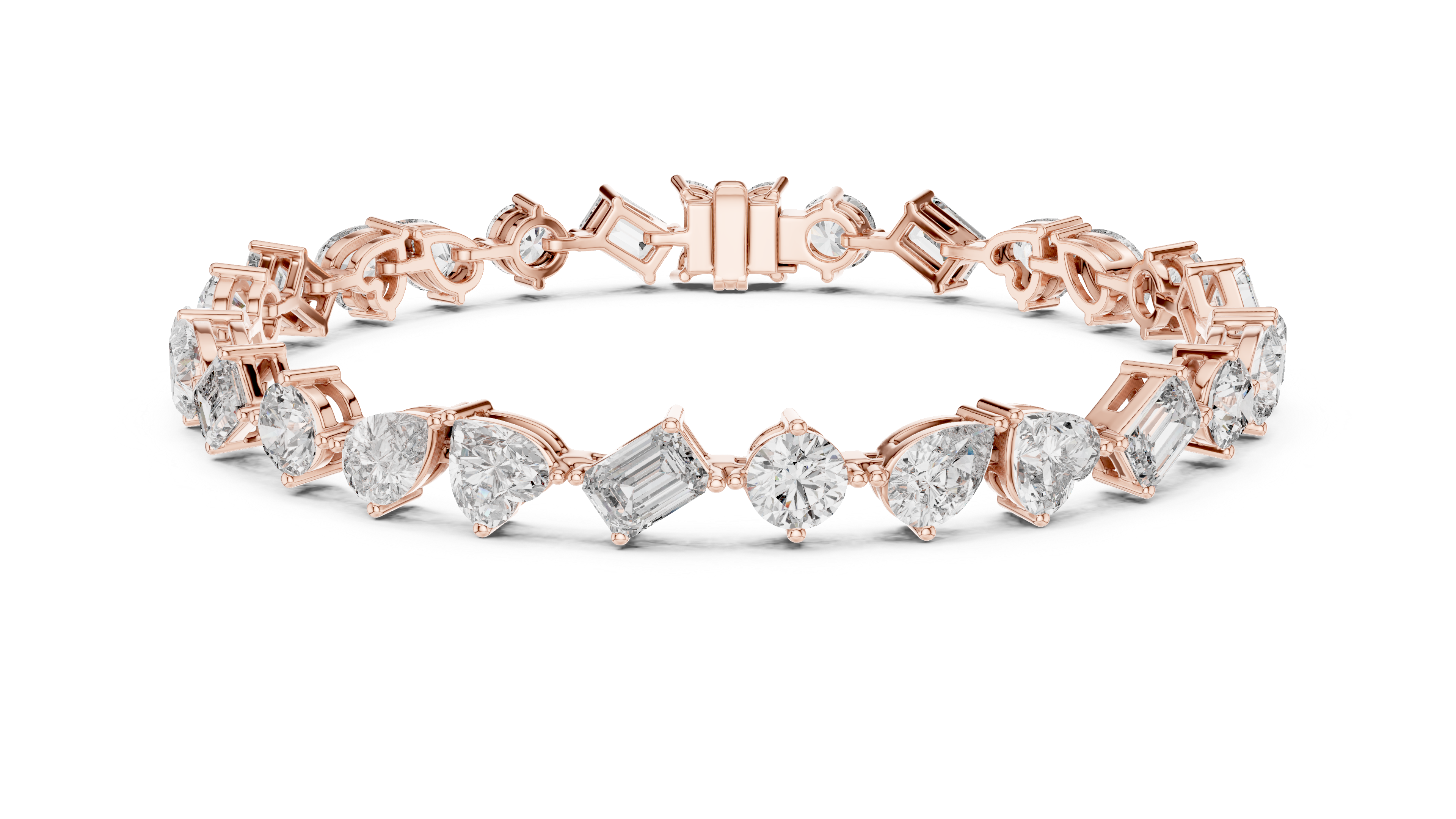 Mix Shape Lab Diamond Fancy Bracelet