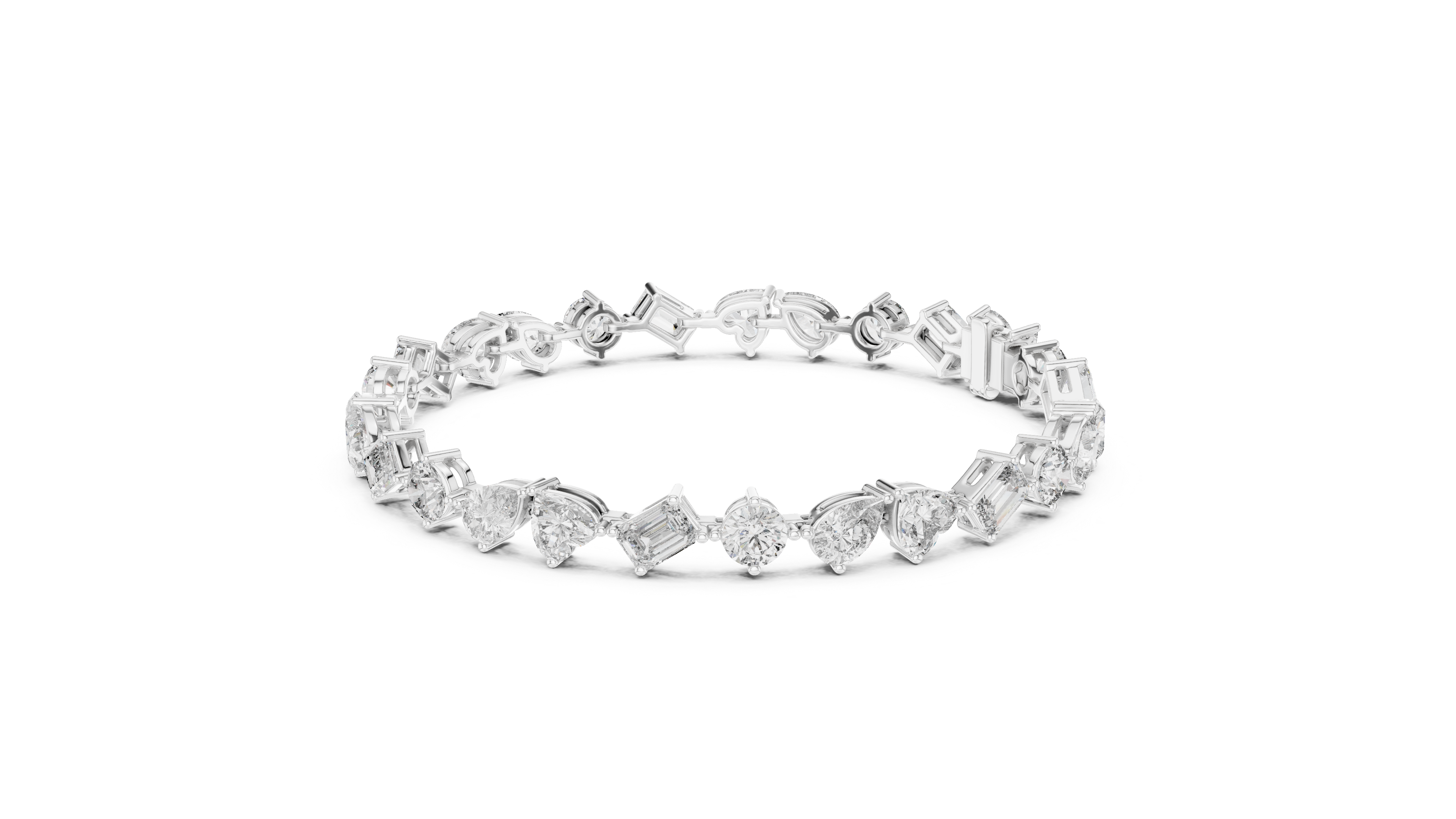 Mix Shape Lab Diamond Fancy Bracelet