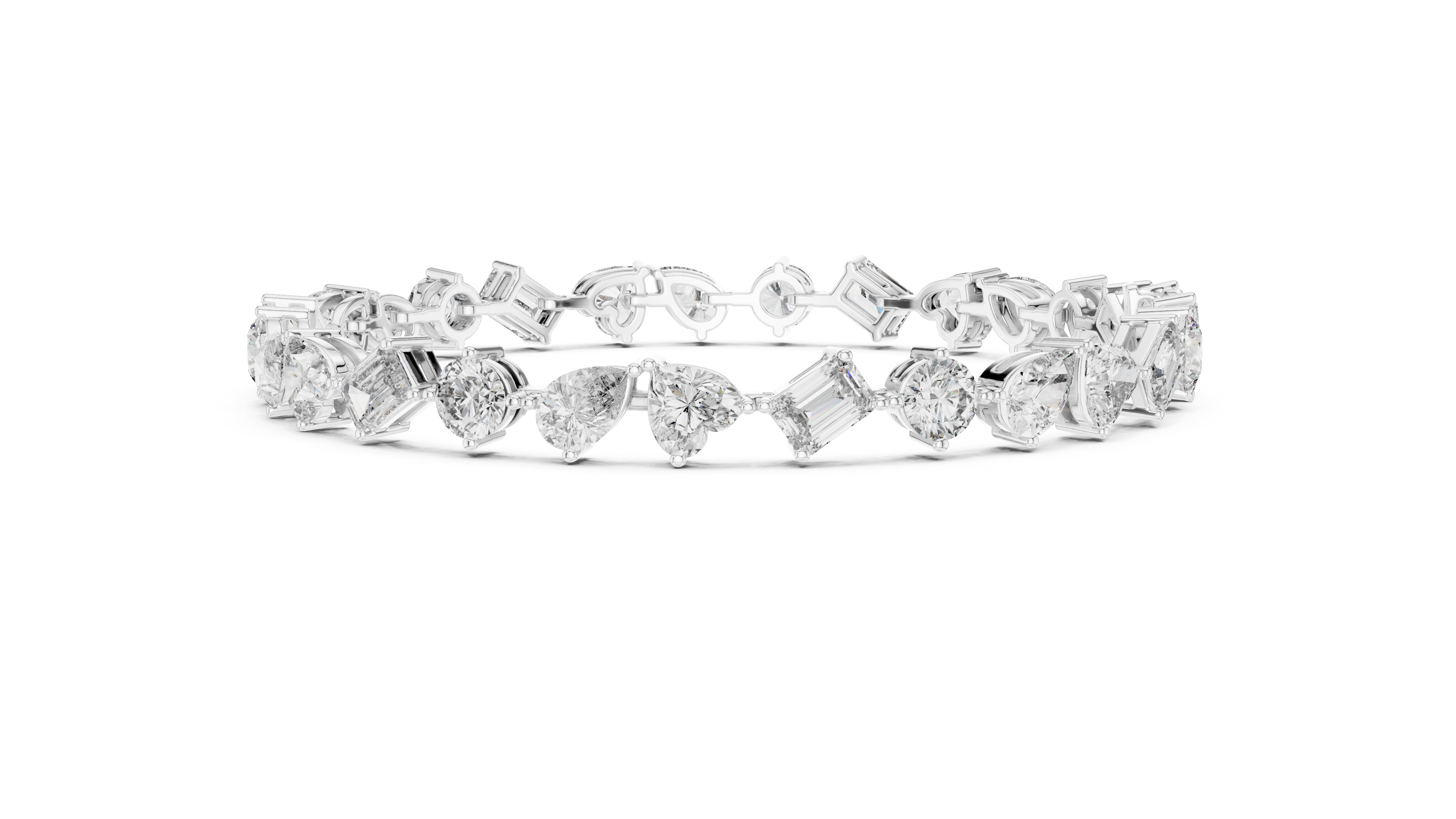 Mix Shape Lab Diamond Fancy Bracelet