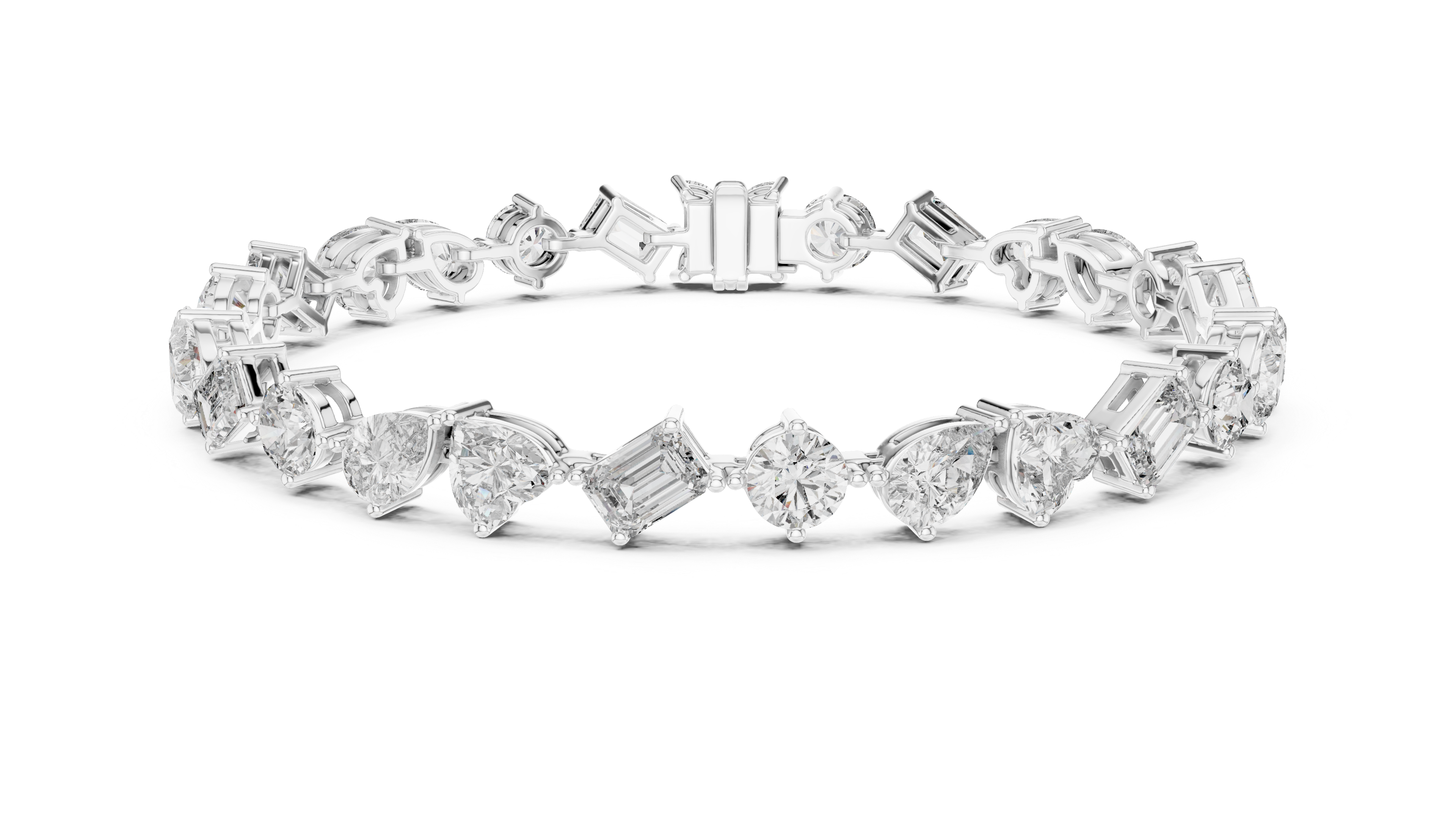 Mix Shape Lab Diamond Fancy Bracelet