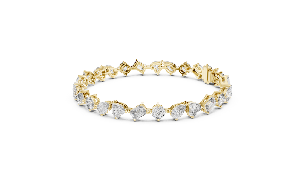 Mix Shape Lab Diamond Fancy Bracelet