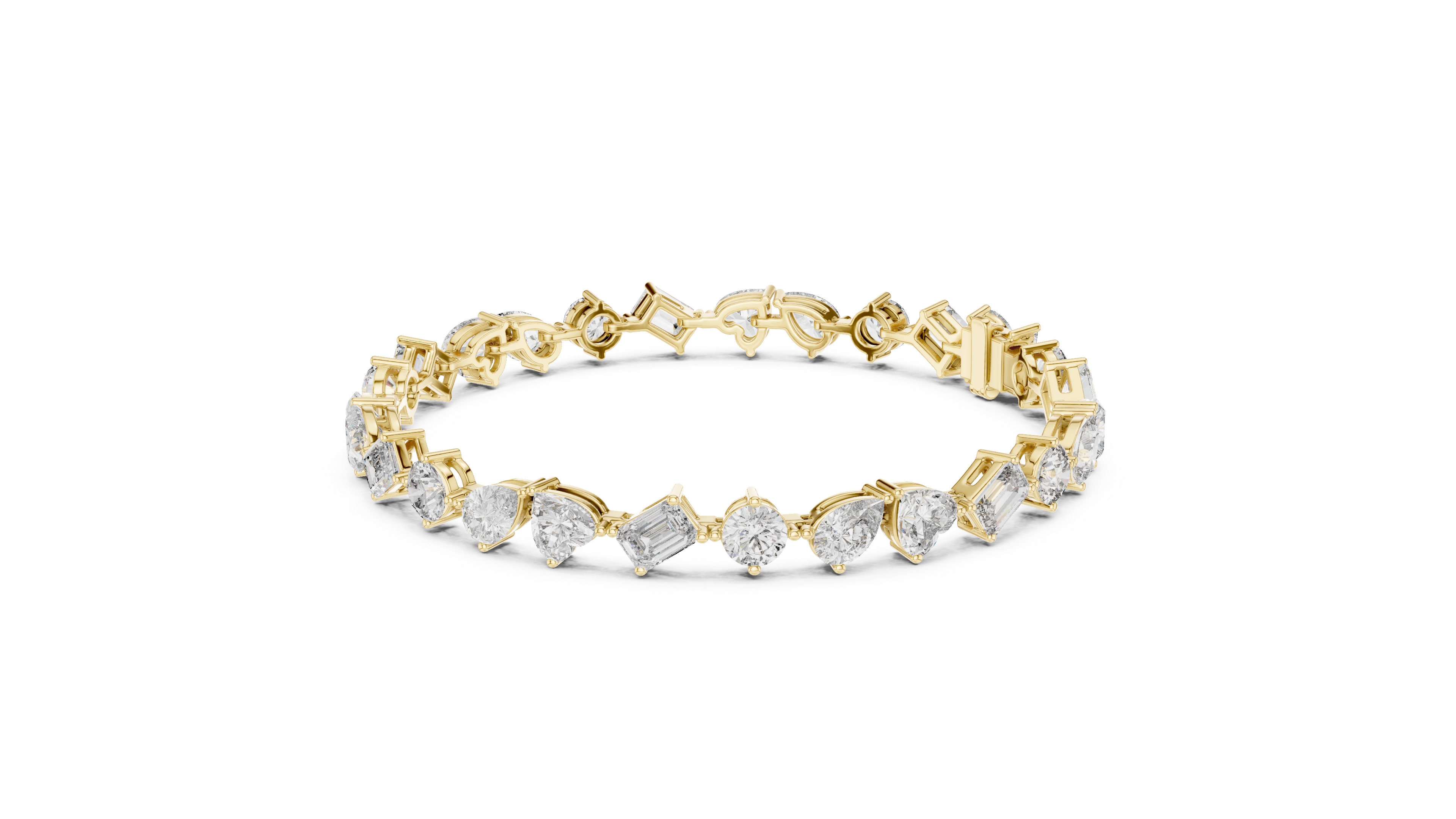 Mix Shape Lab Diamond Fancy Bracelet