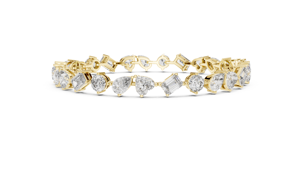 Mix Shape Lab Diamond Fancy Bracelet