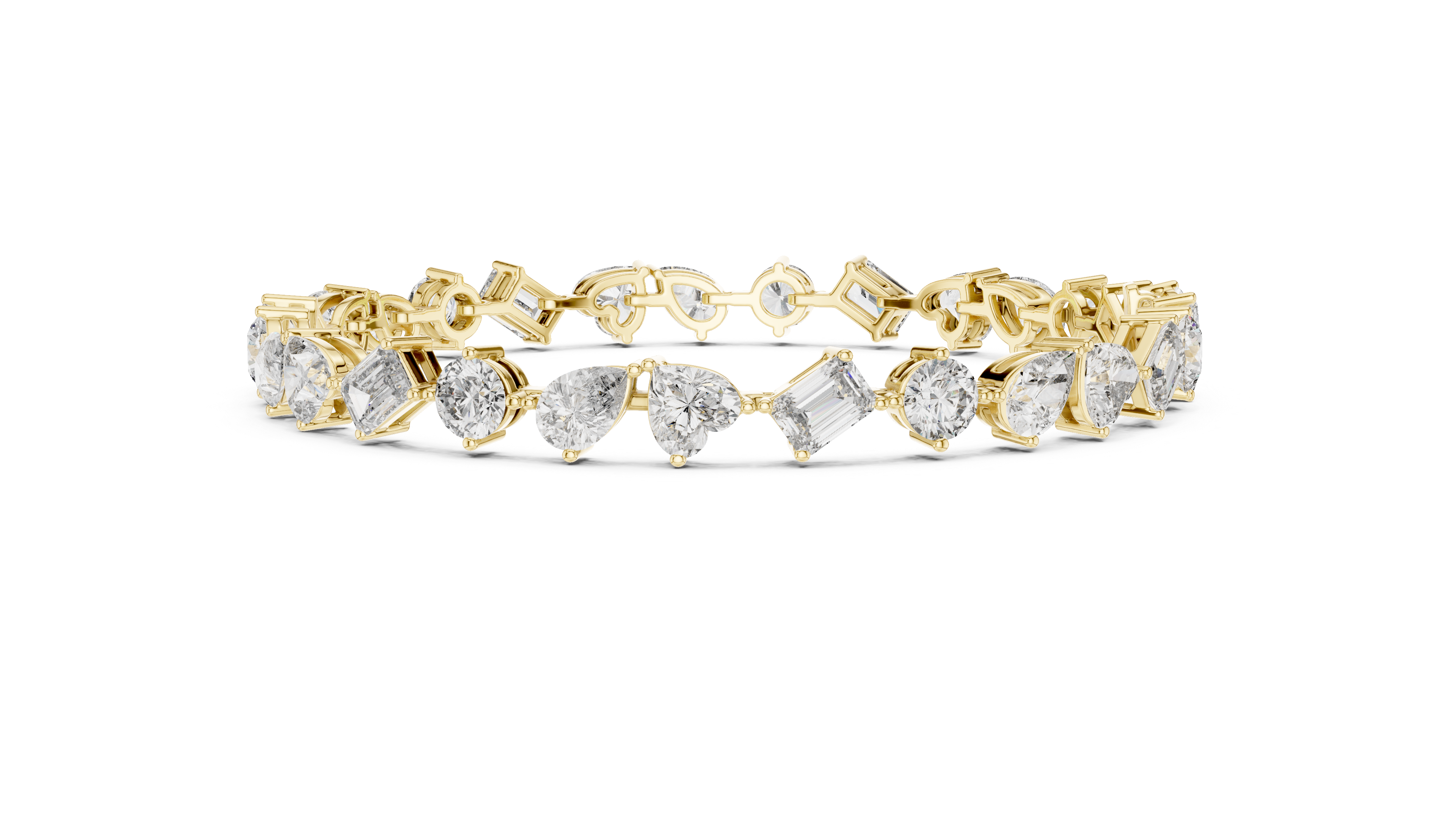 Mix Shape Lab Diamond Fancy Bracelet
