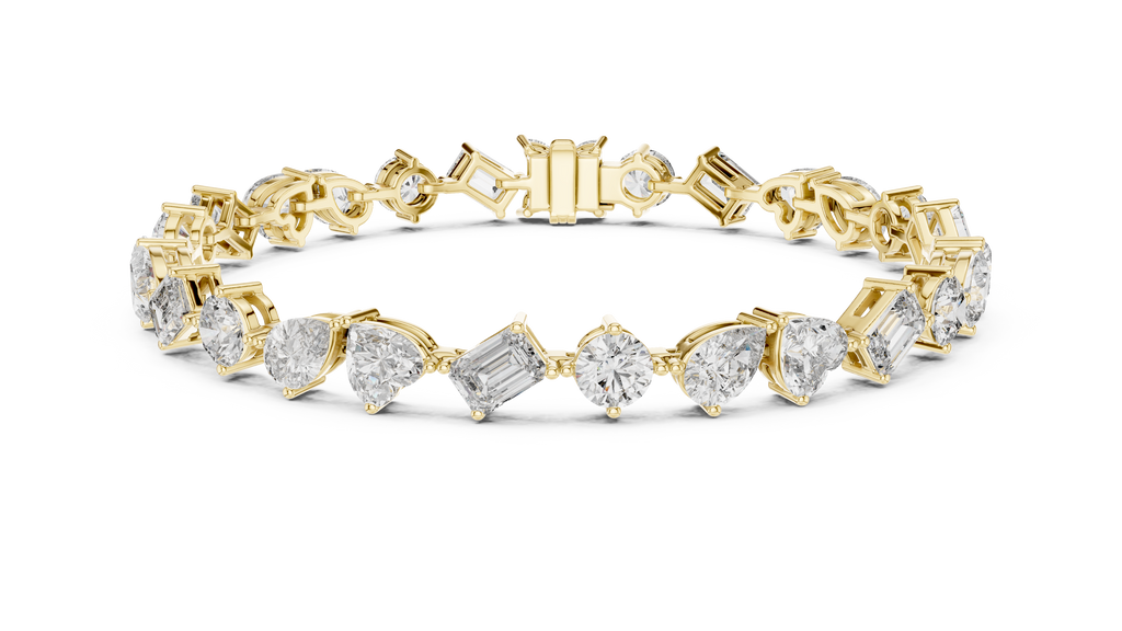 Mix Shape Lab Diamond Fancy Bracelet