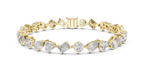 Mix Shape Lab Diamond Fancy Bracelet