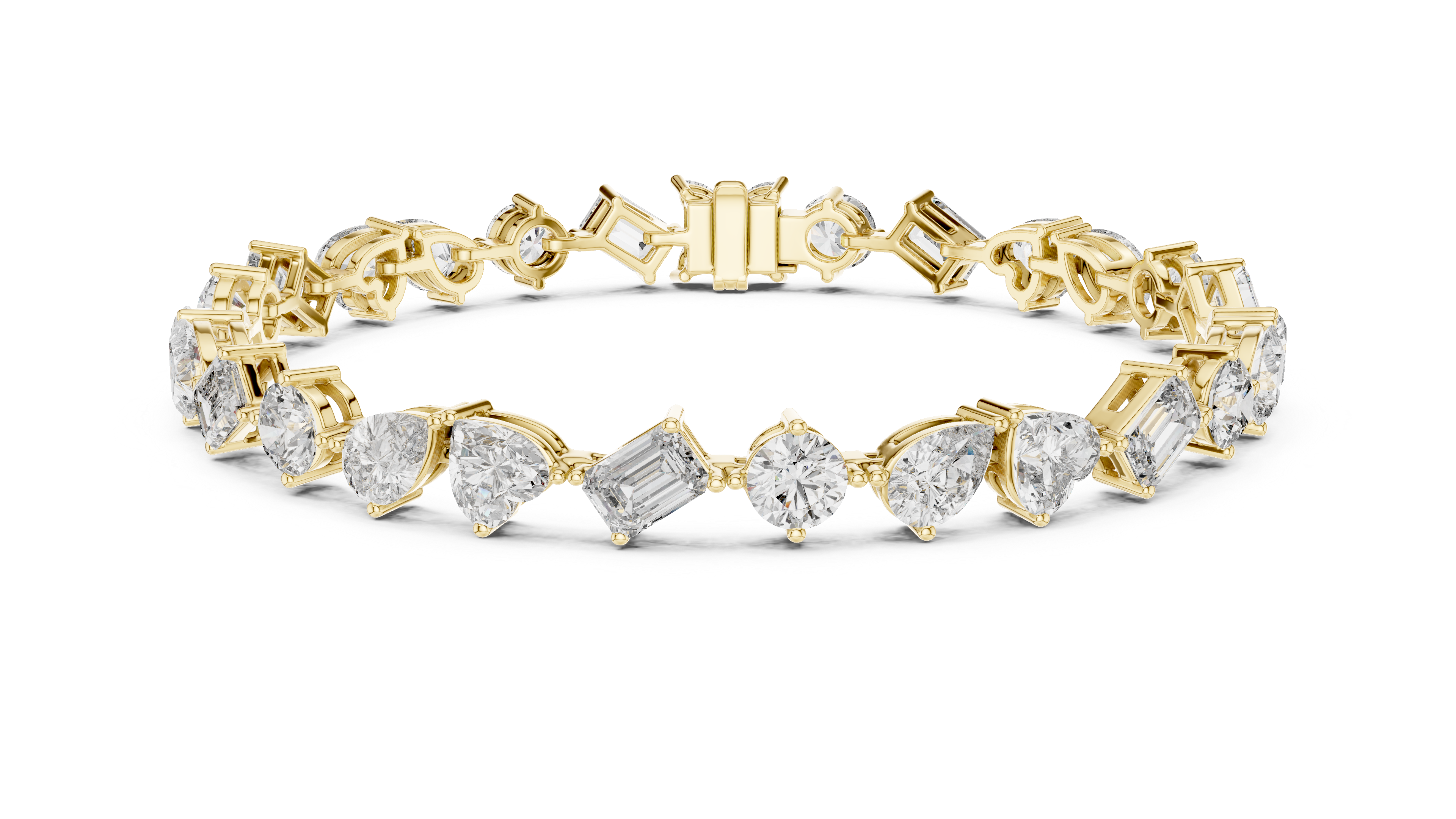 Mix Shape Lab Diamond Fancy Bracelet